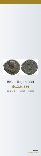 RIC II Trajan 334 — CANOA