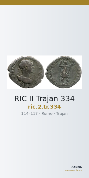RIC II Trajan 334 — CANOA