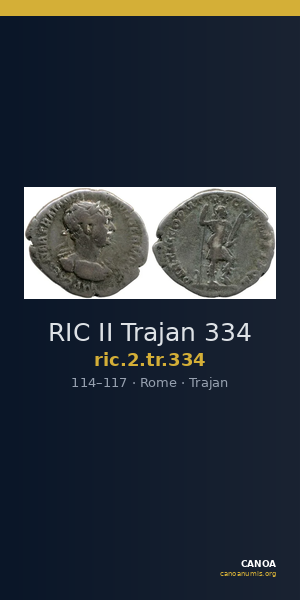 RIC II Trajan 334 — CANOA