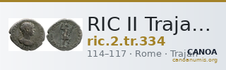 RIC II Trajan 334 — CANOA
