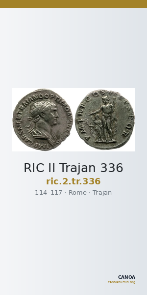 RIC II Trajan 336 — CANOA