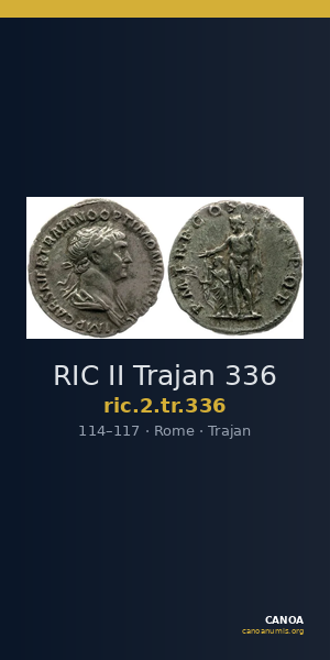 RIC II Trajan 336 — CANOA