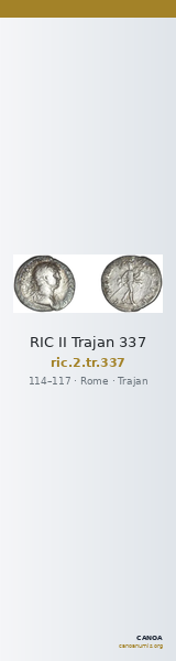RIC II Trajan 337 — CANOA