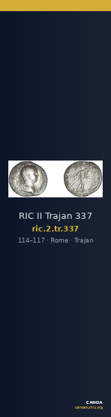 RIC II Trajan 337 — CANOA