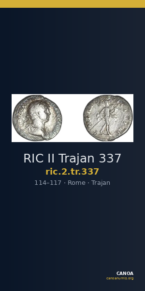 RIC II Trajan 337 — CANOA