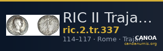 RIC II Trajan 337 — CANOA