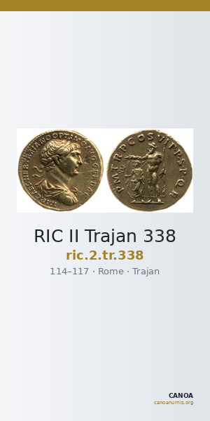 RIC II Trajan 338 — CANOA