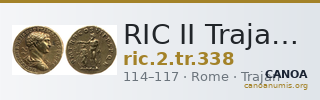 RIC II Trajan 338 — CANOA