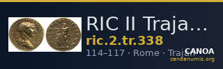 RIC II Trajan 338 — CANOA