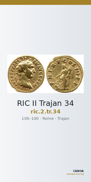 RIC II Trajan 34 — CANOA