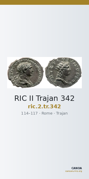 RIC II Trajan 342 — CANOA