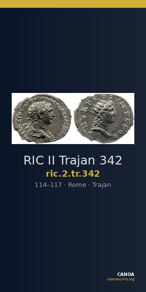 RIC II Trajan 342 — CANOA