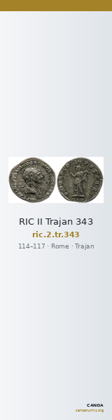 RIC II Trajan 343 — CANOA