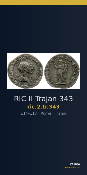 RIC II Trajan 343 — CANOA