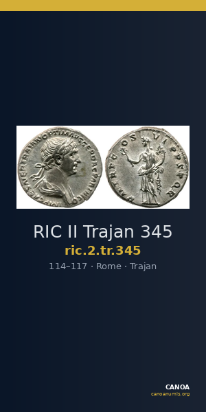 RIC II Trajan 345 — CANOA