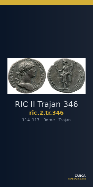 RIC II Trajan 346 — CANOA