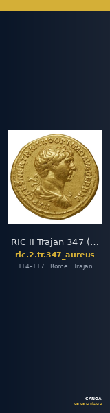 RIC II Trajan 347 (aureus) — CANOA