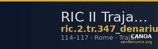 RIC II Trajan 347 (denarius) — CANOA