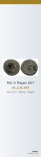 RIC II Trajan 347 — CANOA
