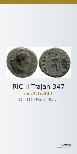 RIC II Trajan 347 — CANOA