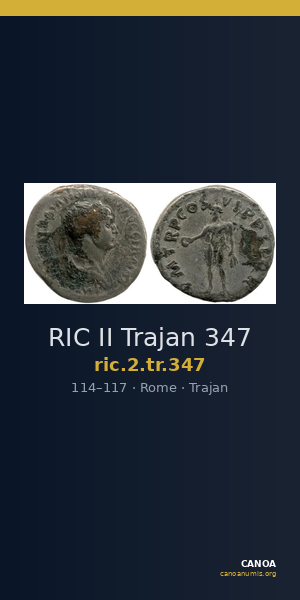 RIC II Trajan 347 — CANOA