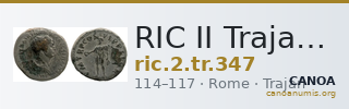RIC II Trajan 347 — CANOA