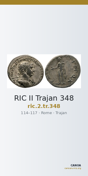 RIC II Trajan 348 — CANOA