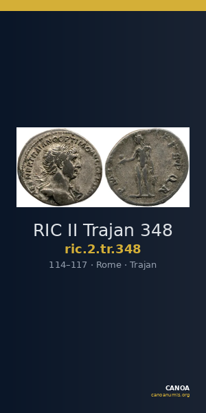 RIC II Trajan 348 — CANOA