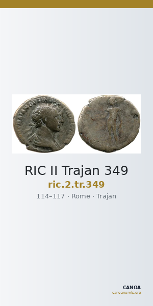 RIC II Trajan 349 — CANOA