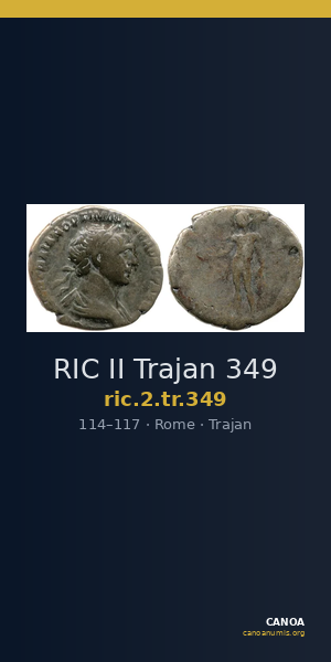 RIC II Trajan 349 — CANOA