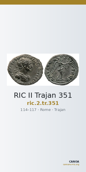 RIC II Trajan 351 — CANOA