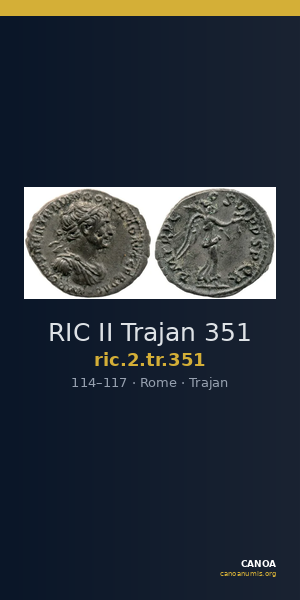 RIC II Trajan 351 — CANOA