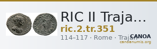RIC II Trajan 351 — CANOA