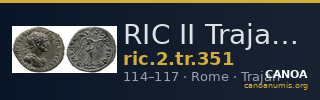 RIC II Trajan 351 — CANOA