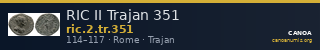 RIC II Trajan 351 — CANOA