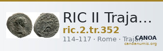 RIC II Trajan 352 — CANOA