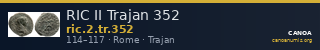 RIC II Trajan 352 — CANOA