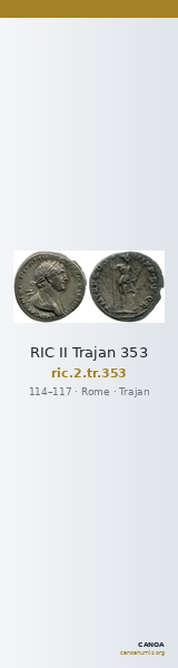 RIC II Trajan 353 — CANOA