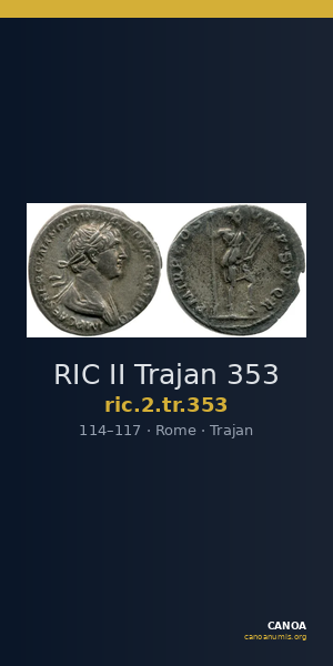 RIC II Trajan 353 — CANOA