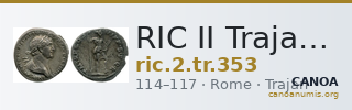 RIC II Trajan 353 — CANOA