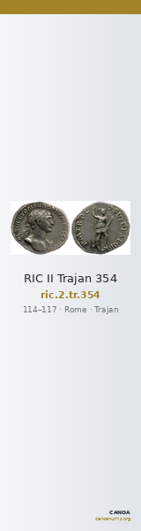 RIC II Trajan 354 — CANOA