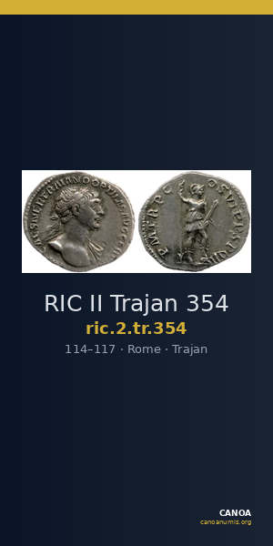 RIC II Trajan 354 — CANOA