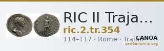 RIC II Trajan 354 — CANOA