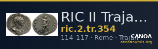 RIC II Trajan 354 — CANOA