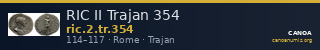 RIC II Trajan 354 — CANOA