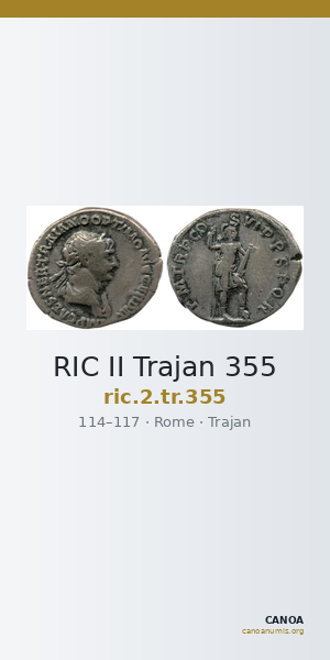 RIC II Trajan 355 — CANOA