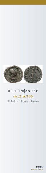 RIC II Trajan 356 — CANOA
