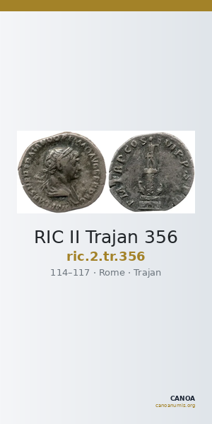 RIC II Trajan 356 — CANOA