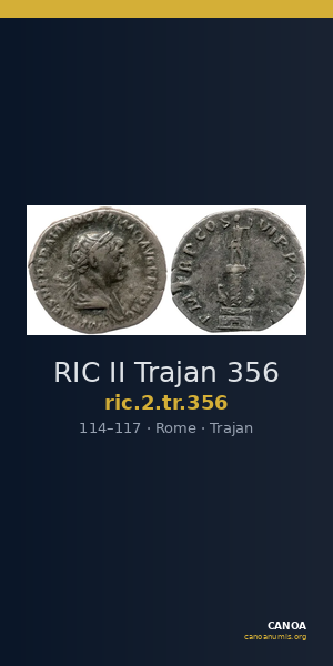 RIC II Trajan 356 — CANOA