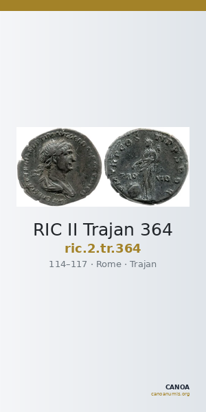 RIC II Trajan 364 — CANOA
